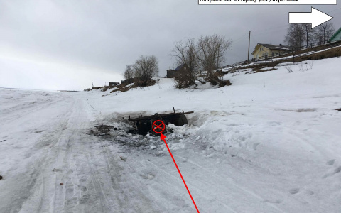 В Коми снегоход вспыхнул прямо под пассажиркой и водителем