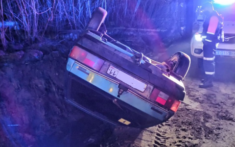 Сыктывкарец вылетел в кювет и сбежал с места ДТП