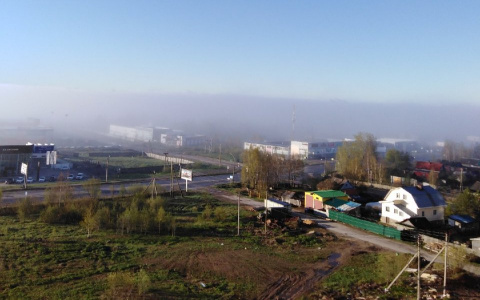 Фото дня в Сыктывкаре: потрясающе красивый утренний туман