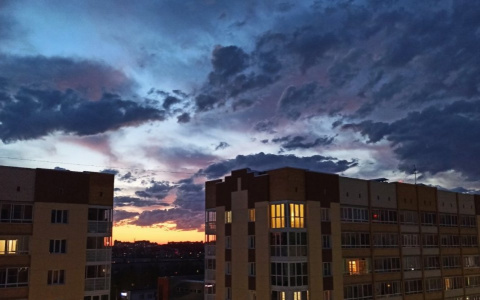 Фото дня в Сыктывкаре: завораживающий весенний закат