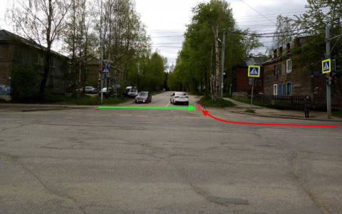 В Сыктывкаре сбили мужчину, который шел на зеленый свет