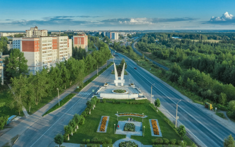 Фото дня в Сыктывкаре: эжвинские «рога» с высоты птичьего полета