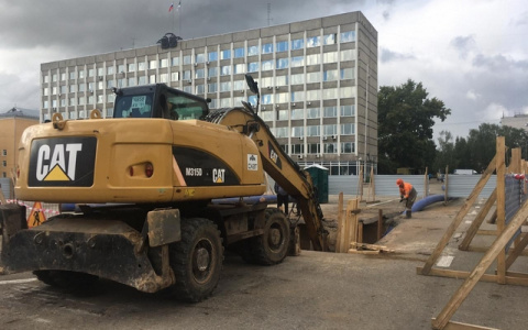 В Сыктывкаре перекрыли 110 метров Стефановской площади