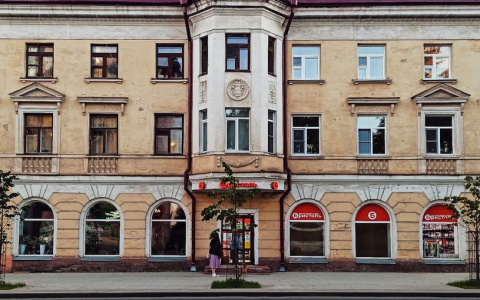 Фото дня от сыктывкарки: симметрия в городе