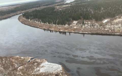 Появились подробности по ликвидации последствий нефтеразлива на реке Коми