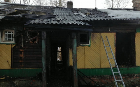На пожаре в Коми найдено тело пенсионера
