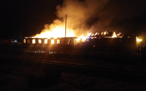 В Коми сгорела целая больница