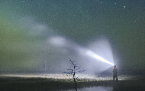 Фото дня от сыктывкарца: эксперименты со светом