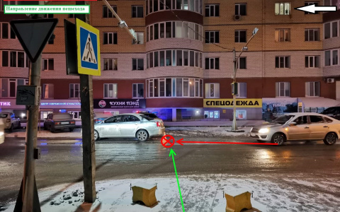 Сыктывкарец попал под колеса прямо на переходе