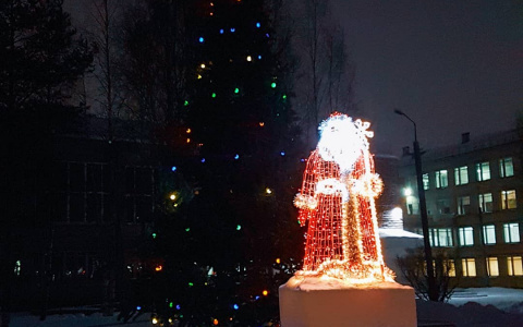 Фото дня в Сыктывкаре: новогодняя сказка на улицах города