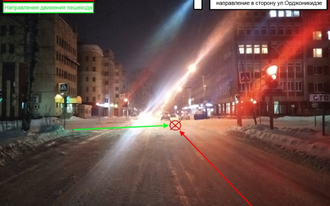 В Сыктывкаре водитель сбил пожилого пешехода