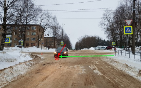 В Сыктывкаре женщина попала под колеса иномарки