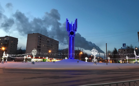 Фото дня в Сыктывкаре: мягкие сумерки в сердце города