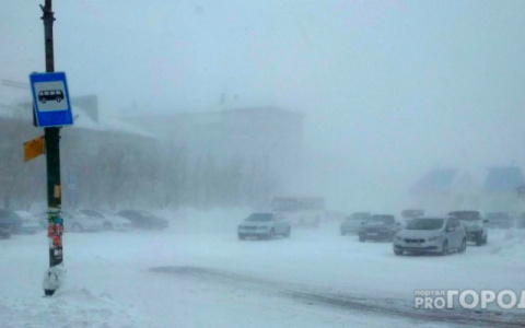 На севере Коми объявлено штормовое предупреждение