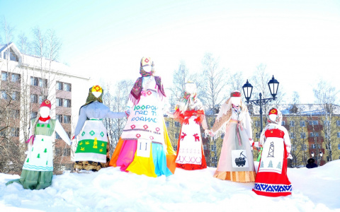 В Сыктывкаре выбрали лучшее чучело масленицы