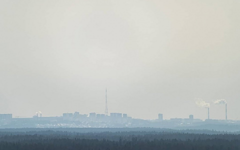 Фото дня в Сыктывкаре: город на горизонте