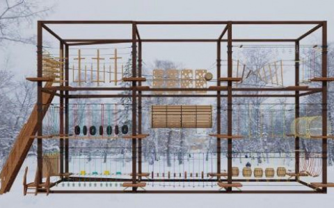 В Сыктывкаре появится трехуровневый веревочный парк