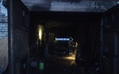 В Сыктывкаре горела баня