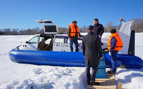 Сыктывкарцы будут переправляться через реку на судне с воздушной подушкой