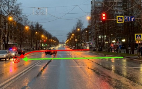 Сыктывкарка переходила дорогу и оказалась под колесами авто