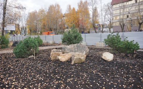 Когда сыктывкарцы смогут прогуляться на обновленной площади под часами