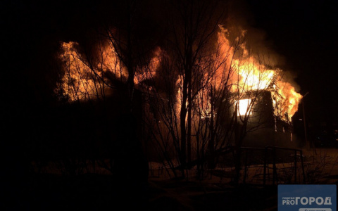 В Коми за сутки произошло семь пожаров