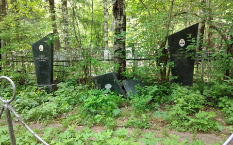 Увечная память: на сыктывкарском кладбище рухнуло надгробие на могиле летчиков