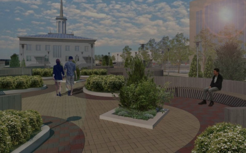 Стало известно, как будет выглядеть сквер у железнодорожного вокзала в Сыктывкаре