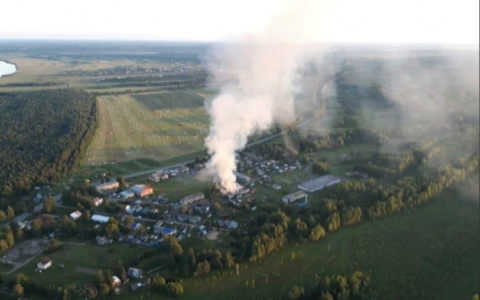 В Коми полыхает детский сад