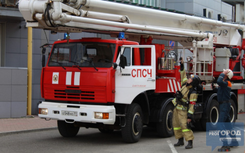 В Ухте горел нефтеперерабатывающий завод