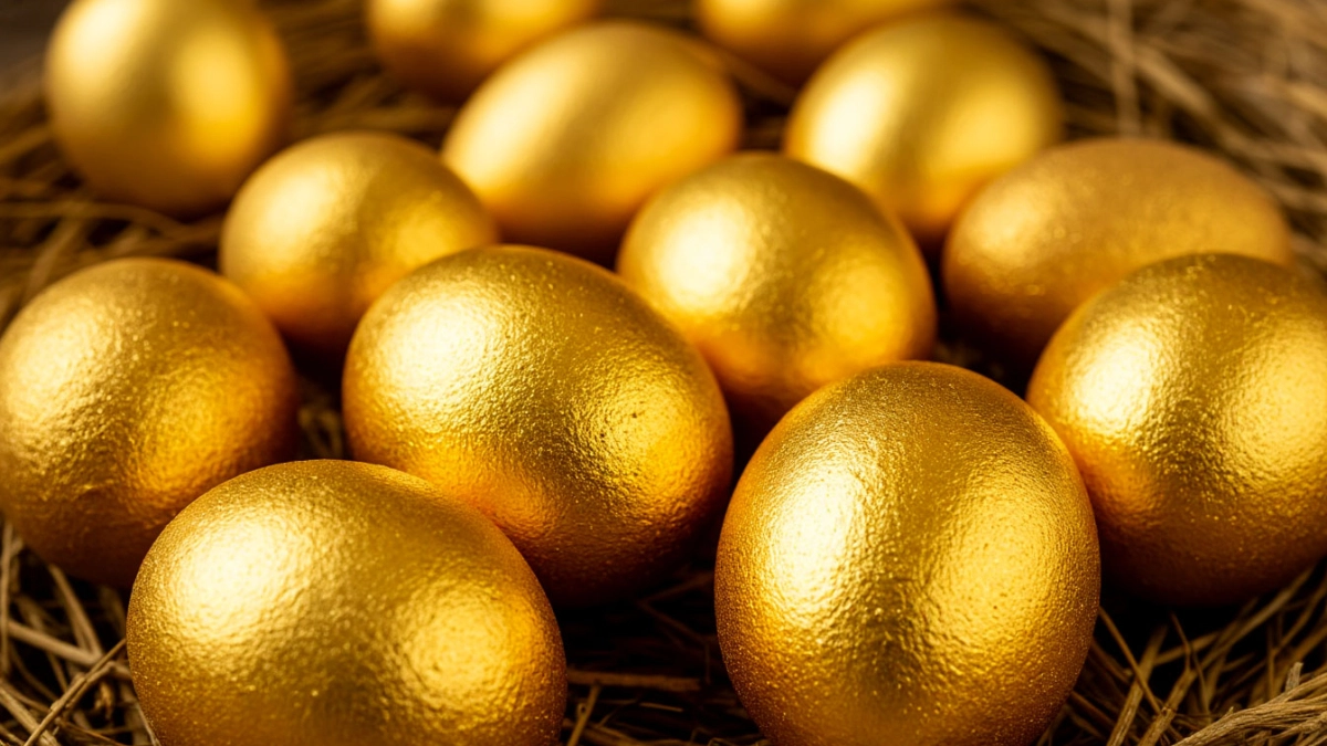 Ярче, чем от луковой шелухи: этот овощ красит скорлупки в золото — пасхальные яйца сияют краше драгоценных камней