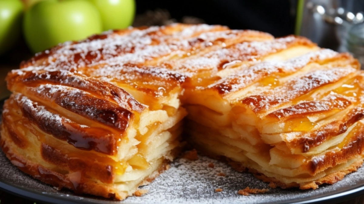 Замешиваем за 5 минут и подаем ароматный яблочный пирог: съедается до того, как успеет остыть — прекраснее шарлотки