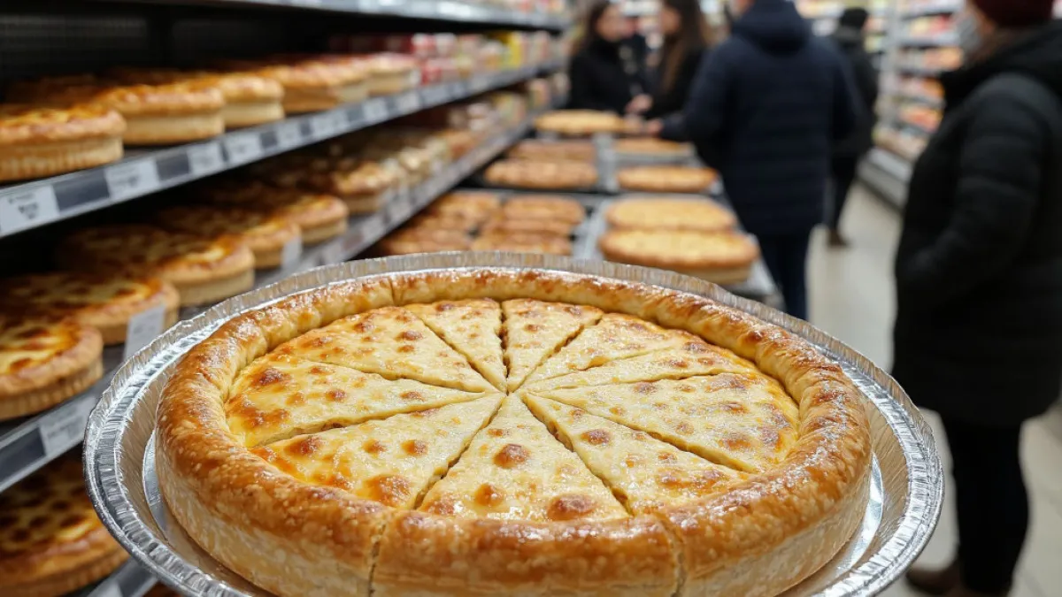 Купили в "Ермолино" осетинский пирог и попробовали некоторые другие продукты