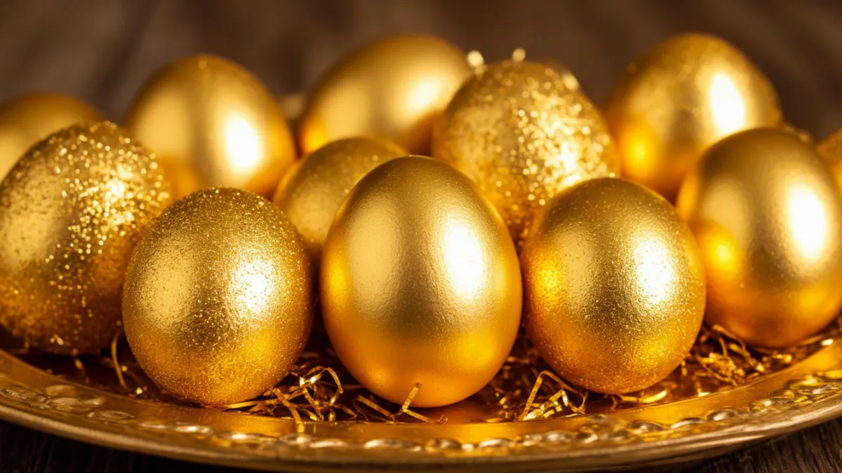 Ярче, чем от луковой шелухи: этот овощ окрасит яйца в золотой — пасхальные яйца станут краше драгоценных украшений