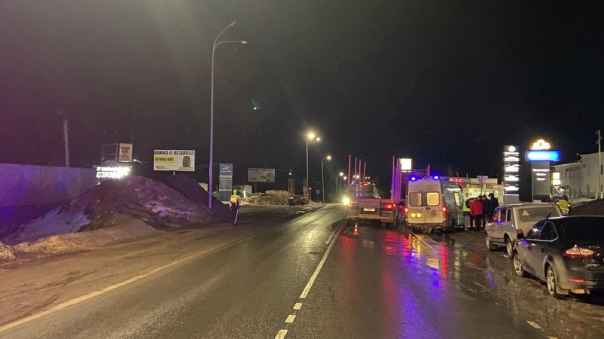 В Коми грузовик насмерть сбил мужчину 