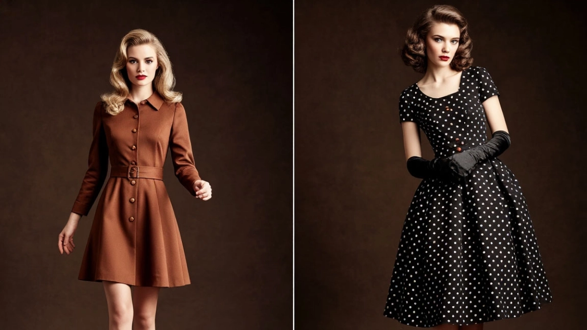 Популярные платья-рубашки 70-х снова в моде: стали новым трендом 2026 года