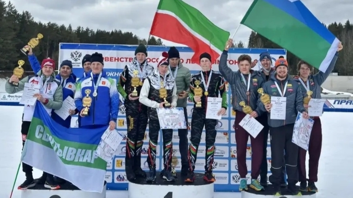 Команда Коми завоевала серебро в эстафете на Первенстве России по лыжным гонкам