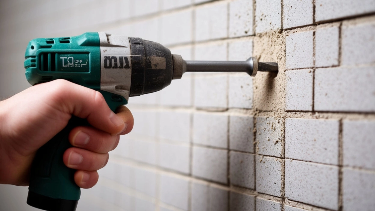 Сосед научил сверлить плитку, чтобы не трескалась: идеальное отверстие за 3 шага без сколов – сверло входит как нож в масло