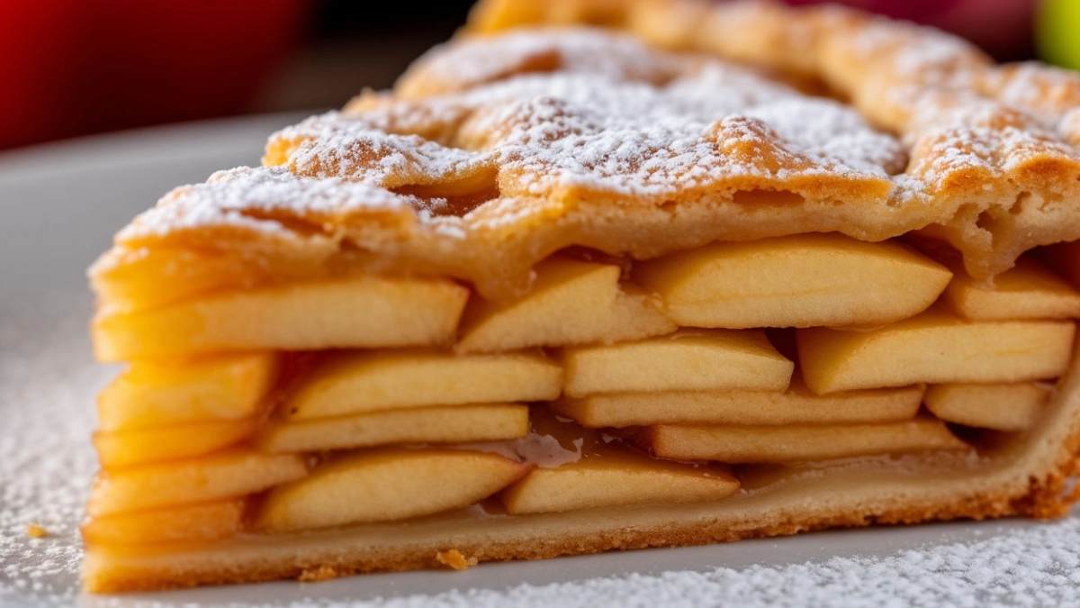 Замешиваем за 5 минут и подаем ароматный яблочный пирог: съедается до того, как успеет остыть — прекраснее шарлотки