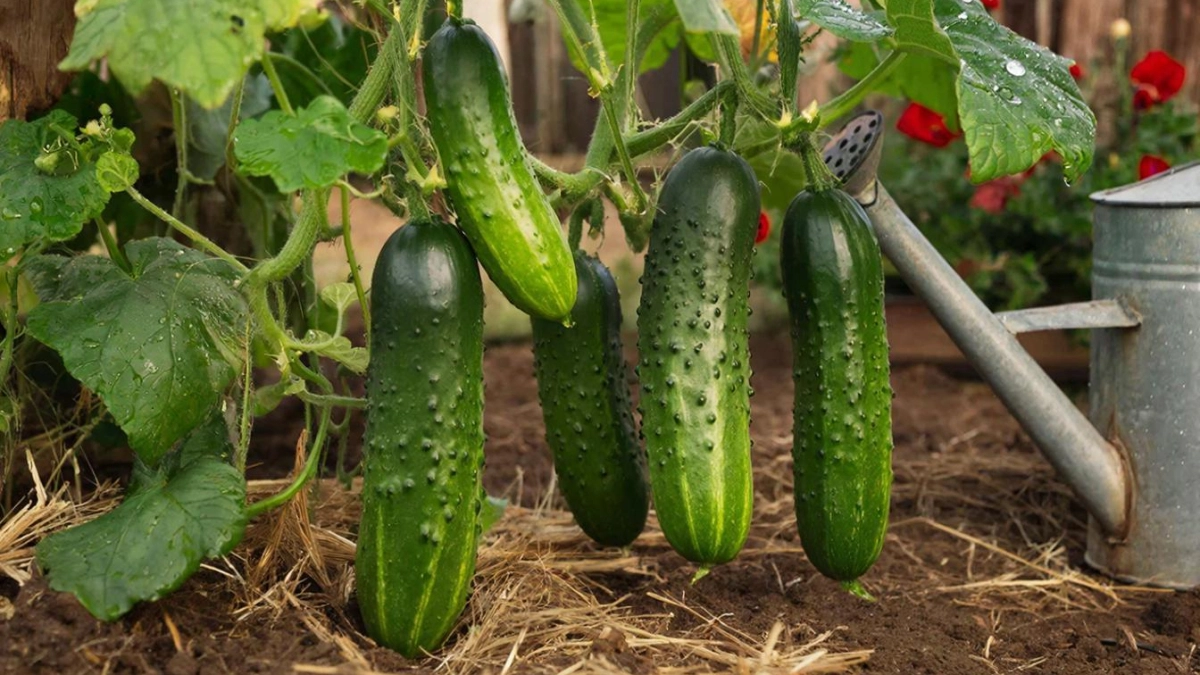 Обрабатываем огурцы борной кислотой и урожай вырастет в два раза. Урожай соседям на удивление
