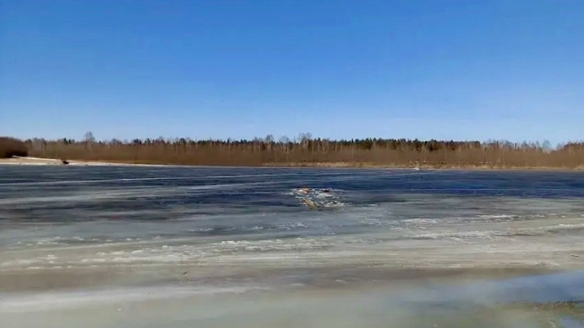 В Коми спасатели вытащили из воды мужчин, провалившихся под лед на Вычегде