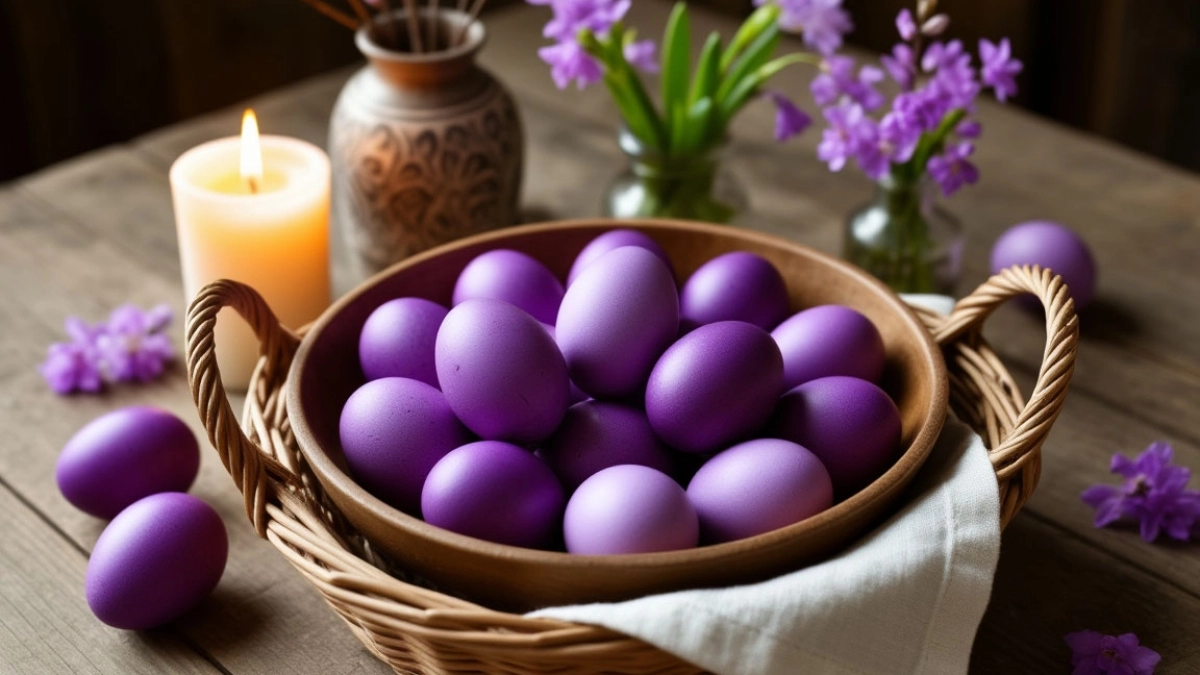 Забудьте про шелуху — в 2026-м все красят пасхальные яйца в сливовый "Олд Мани": делюсь рецептом отличного оттенка
