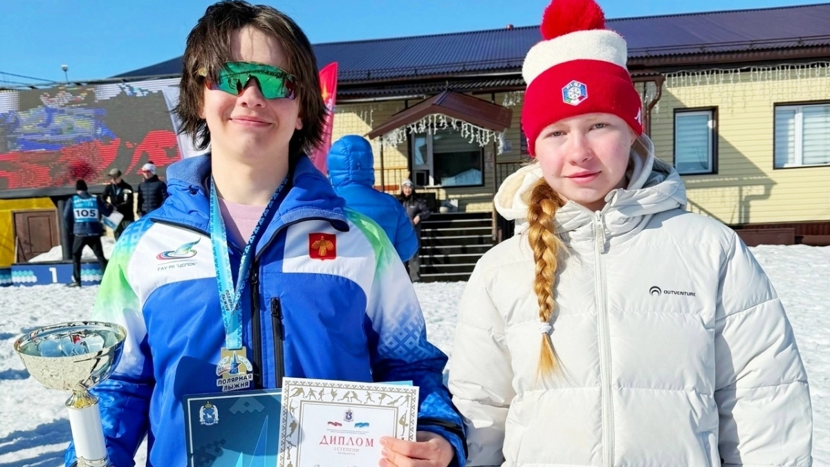 Спортсмены из Коми заняли весь пьедестал на марафоне «Полярная лыжня»
