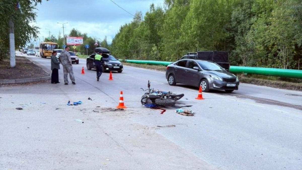 В Коми водитель получил два года колонии за гибель подростка на мотоцикле