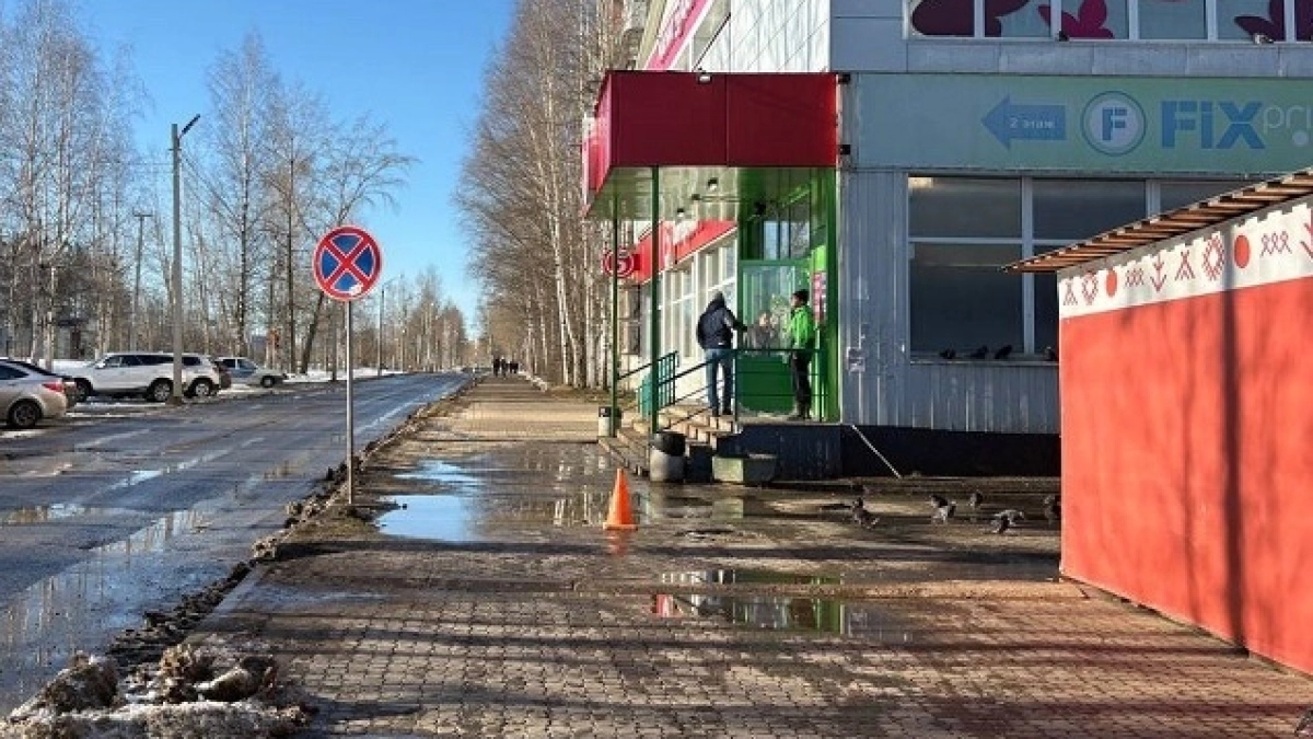 В Сыктывкаре полиция разыскивает водителя электровелосипеда, сбившего женщину на тротуаре