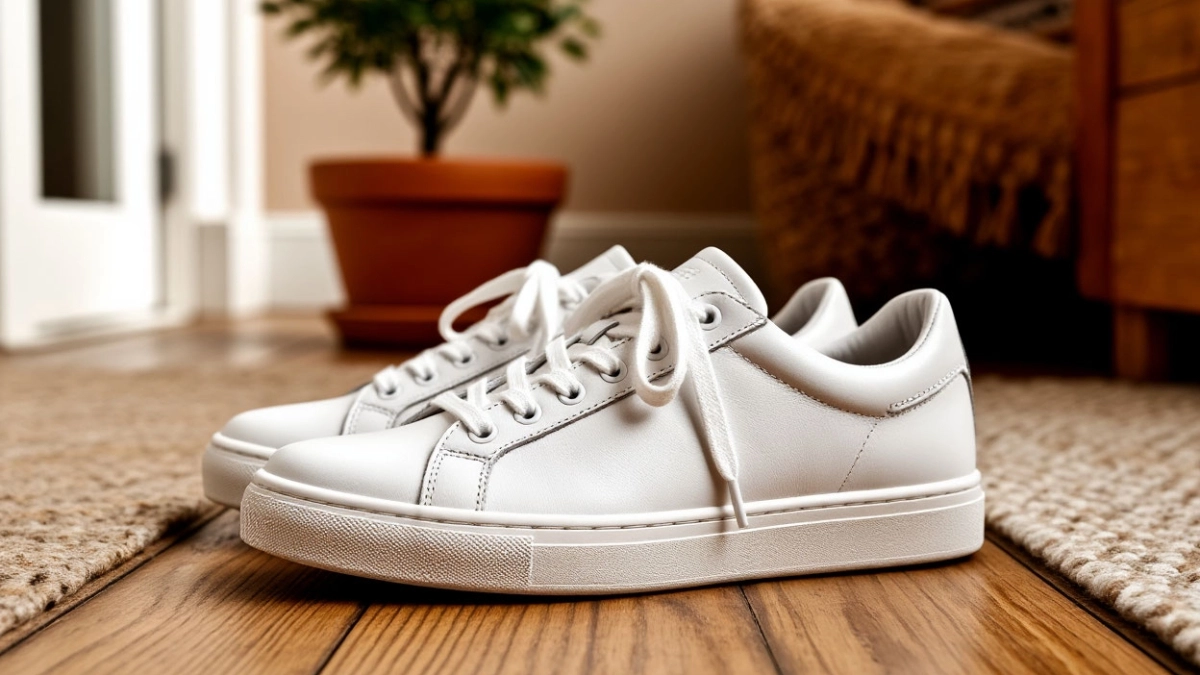 3 капли на ватный диск — и проводим по белой подошве: смоет самые желтые застарелые пятна