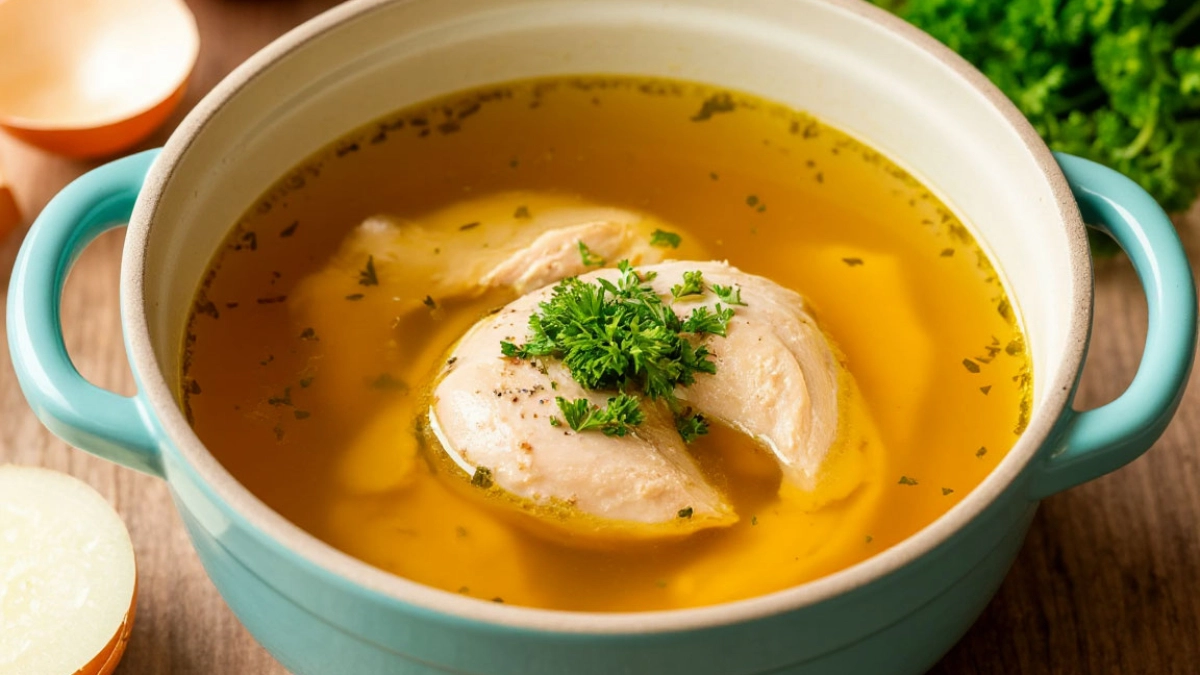 Куриный бульон будет чище слезы: добавьте это в кастрюлю при варке мяса — ароматный и вкусный суп гарантирован