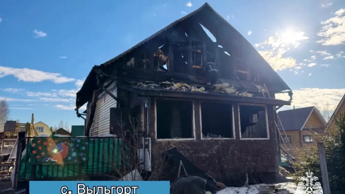 В Коми на пожаре погиб мужчина