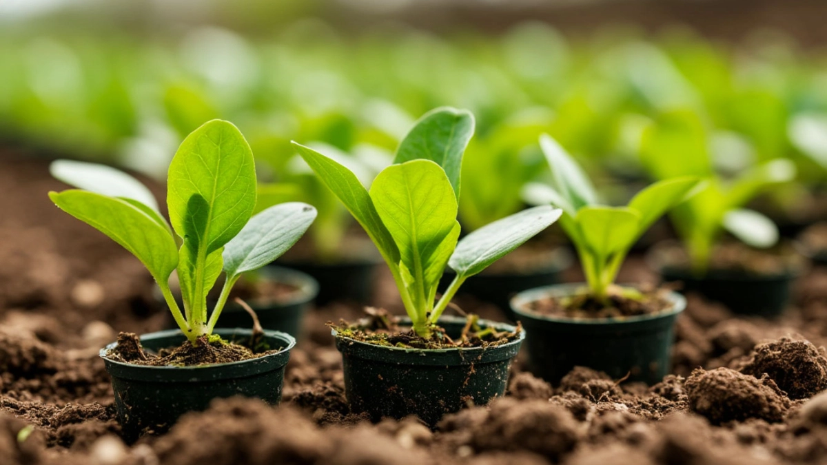 Не рассада, а настоящие "крепыши": после пикировки поливаем растения этой подкормкой — прут щеткой