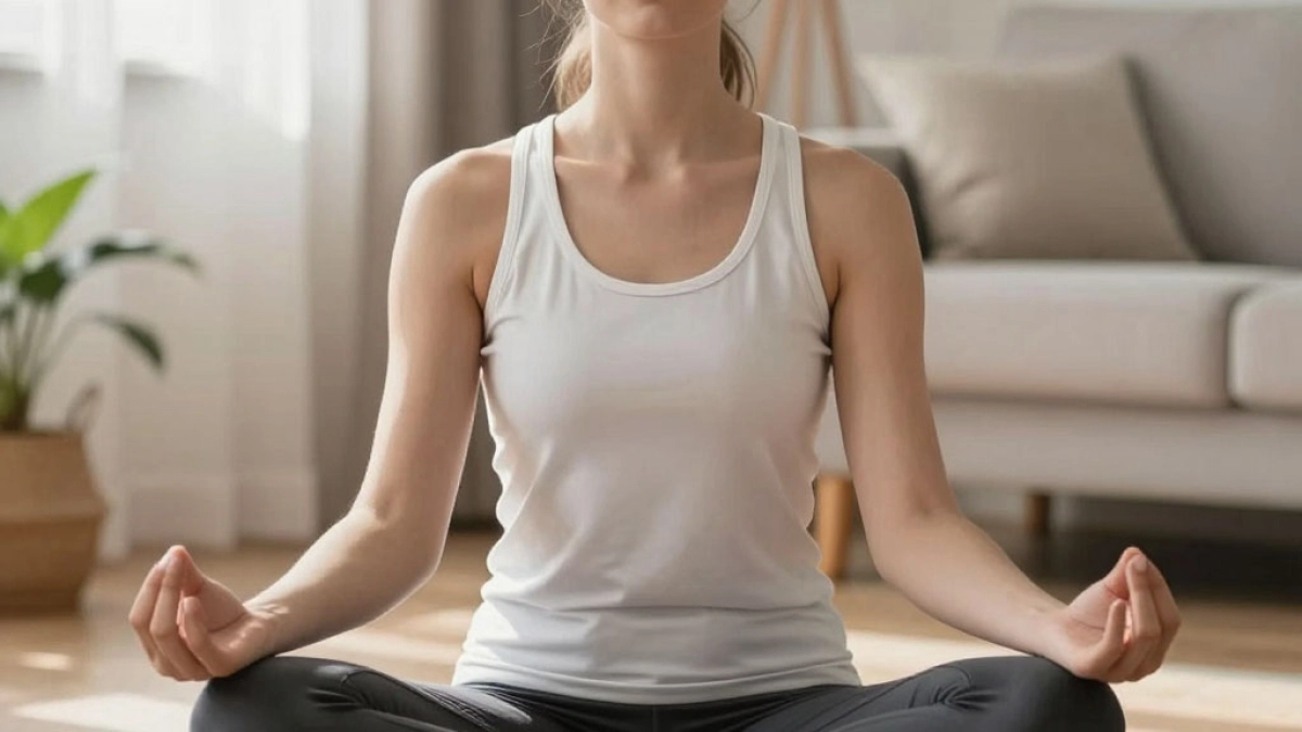 Поза богини из йоги для похудения: раздвигаю ноги — и лимфа разгоняется, а "пузо" исчезает